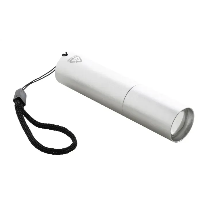 Recycled aluminium rechargeable torch - AP864122 (ANDA#21)